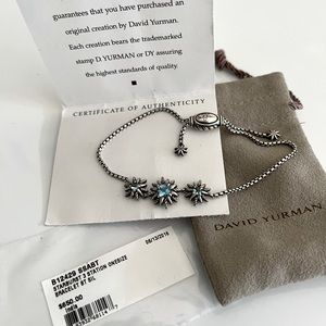 David Yurman Starburst Blue Topaz Bracelet